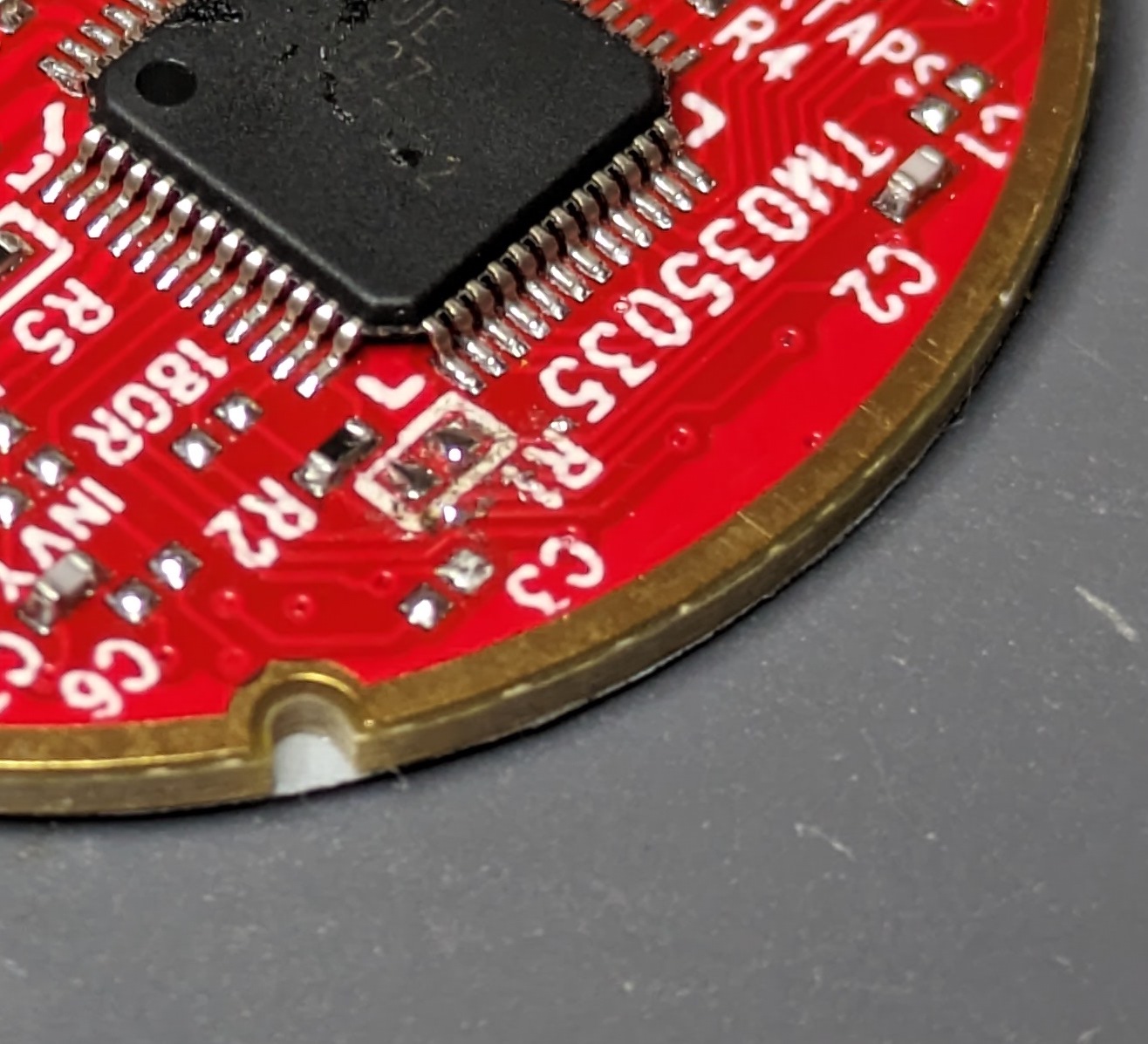 resistor after removal