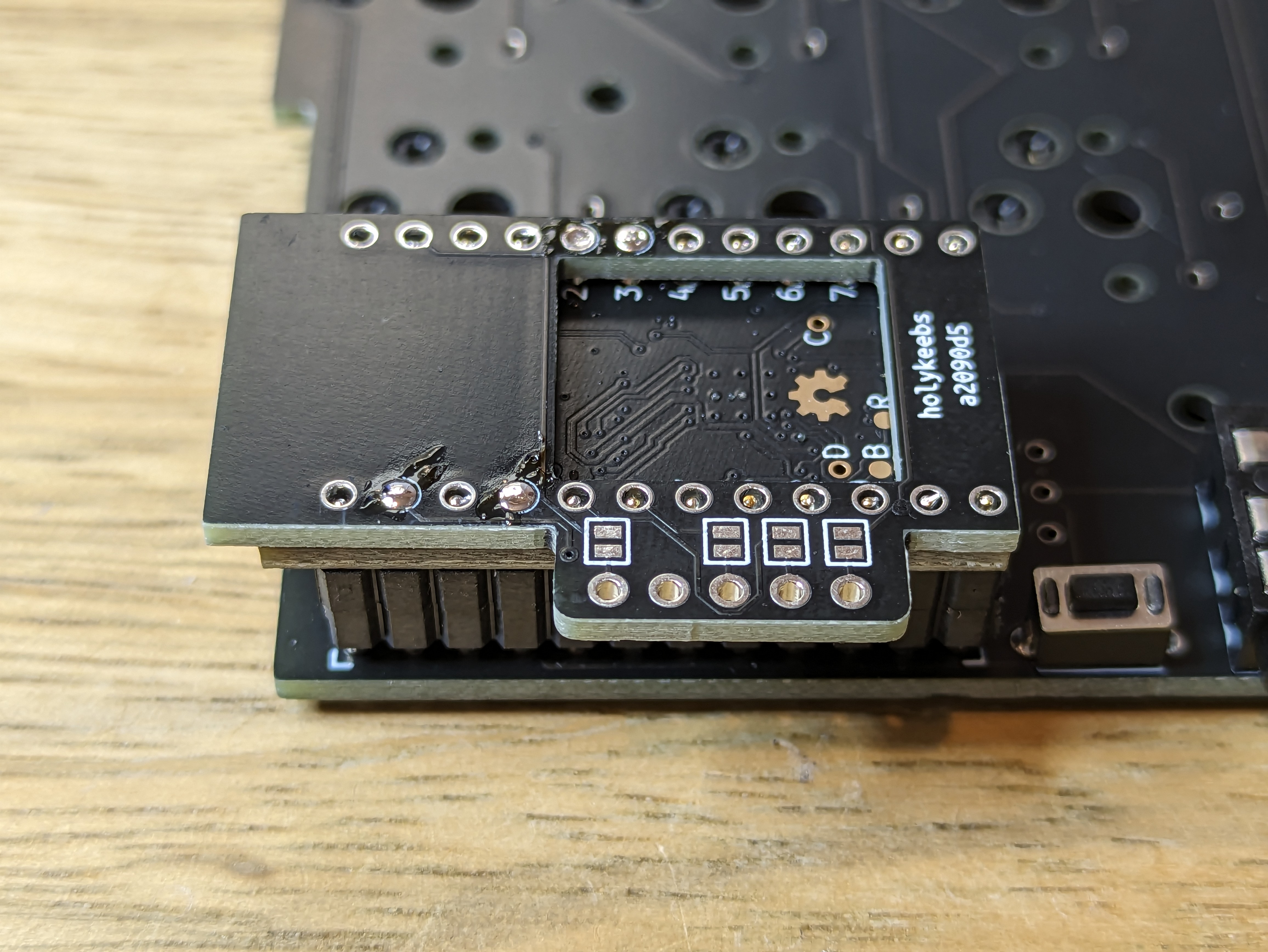 shield top soldered