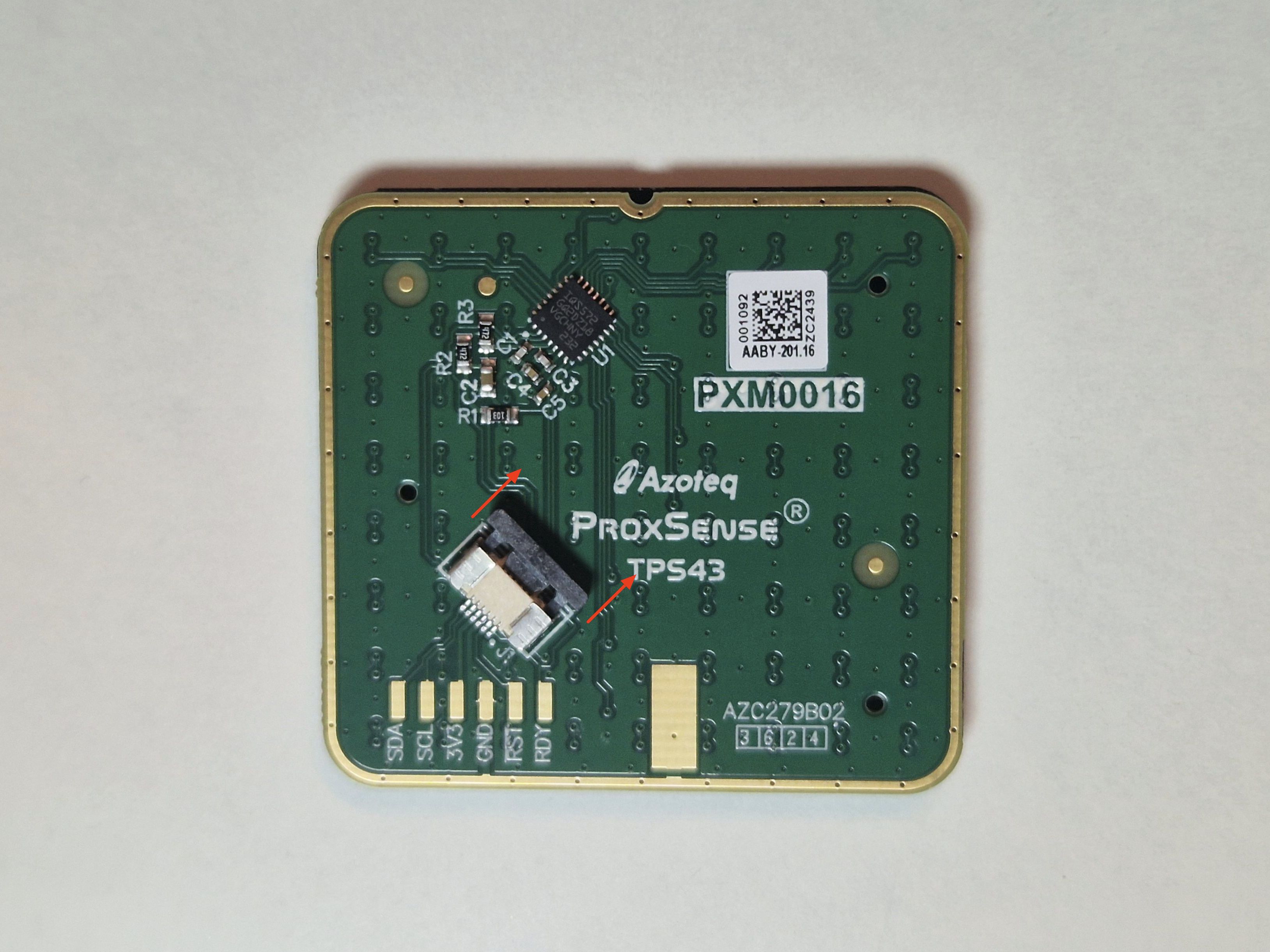 touchpad connector open
